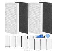 Pexorin Lot de 12 filtres Hepa for aspirateurs robots Eufy, RoboVac, 11S, 30C, 25C, 30, 15C, 35C, 12, 15T et 11S Plus. Pièces de rechange Filtre pour aspirateur