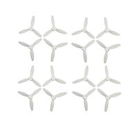 Pexorin Lot de 16 pales d'hélices for Parrot Bebop 2 Power FPV Quadcopter Aircraft Parts Aero Model Drone Blade White Hélice de drone
