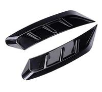 Pexorin Lot de 2 autocollants adhésifs for phares arrière, sourcils, for voiture, véhicule protection pour paupières de phare de voiture(BLACK A Carbon Fiber Black)