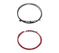 Pexorin Lot de 2 câbles Commande à Distance Changement Vitesse d'accélérateur, for Yamaha, Bateau Marin, canoë, 10 Pieds Câble d'alimentation Marine étanche