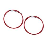 Pexorin Lot de 2 câbles Commande à Distance for accélérateur Rouge, for Yamaha, Hors-Bord 21 Pieds Câble d'alimentation Marine étanche