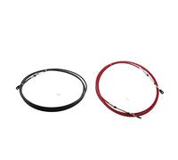 Pexorin Lot de 2 câbles d'accélérateur Rouge et Noir for Yamaha, Levier Commande Bateau Hors-Bord Câble d'alimentation Marine étanche