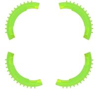 Pexorin Lot de 2 protections d'hélices anti-collision, compatibles avec DJI, accessoires protection for pare-chocs drone, 4 coques en TPU anti-chute (orange) Protection d'hélice de drone(Green)