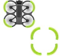 Pexorin Lot de 2 protections d'hélices for DJI, protection anti-collision for drones (orange) Protection d'hélice de drone(Green)