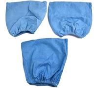 Pexorin Lot de 3 filtres en tissu bleu for aspirateurs secs et humides de 16 à 30 L. Accessoires de remplacement. Filtre pour aspirateur