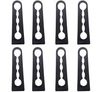 Pexorin Lot de 4 amortisseurs de bruit for portières de voiture, for Nissan, Qashqai, J10 et J11 (2006-2023), accessoires de remplacement (taille: 8 pièces) Amortisseur de voiture(BLACK 8pc)