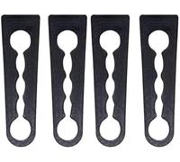 Pexorin Lot de 4 amortisseurs de bruit for portières de voiture, for Nissan, X-Trail, T31 et T32 (2007-2022), accessoires de remplacement (taille: 4 pièces) Amortisseur de voiture(BLACK 4pc)