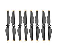 Pexorin Lot de 4 paires d'hélices à dégagement rapide 5332, pièces rechange durables, accessoires remplacement, aile, for DJI, for Mavic Air Drone 5332S Remplacement de l'hélice du drone(Golden edge)