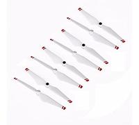 Pexorin Lot de 8 hélices autobloquantes 9450, pièces de rechange for pales de ventilateur d'aile CW CCW, accessoire for Phantom, 2 3 Drone Hélice de drone(Rot)