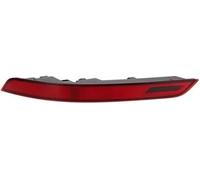 Pexorin N° 95863110510 Coque de feu arrière for pare-chocs, for Porsche, for Cayenne, 2015-2017 Réflecteur inférieur gauche Feu stop Couvercle 1 pièce ABS Rouge Noir Réflecteur de pare-chocs arrière