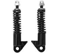 Pexorin Paire d'amortisseurs Avant hydrauliques Haute Performance de 128 mm, for Scooter électrique, Moto, VTT, Scooter, Dirt Pit Bike (Noir) Amortisseur de Suspension(Schwarz)