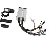 Pexorin Panneau de Commande de Scooter électrique 1500 W, limitation de Courant 50 A avec accélérateur à Demi-Tour, for guidons de vélos électriques 22,5 mm Kit de Compteur pour Scooter