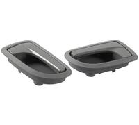 Pexorin Panneau de style de porte automatique 1 paire de poignée porte intérieure gauche droite voiture grise en plastique Abs, pour Kia, pour Picanto Morning 2008-2010 82610-07010