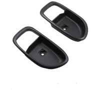 Pexorin Panneau de style de porte automatique Pour Hyundai, pour Accent 2007 2008 2009 2010 2011 boîtier de poignée porte intérieure Fr 82620-1E000 Fl 82610-1E000 Rr 83620-1E00(BLACK 2pcs Left Right)