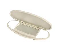 Pexorin Pare-Soleil de Voiture for Mini, Cooper, S, One, D, JCW 2007-2014, R55-57, R59, R60, Accessoires intérieurs Miroir de Maquillage pour véhicule(Beige)