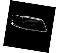 Pexorin Phare de voiture, lentille de phare, for A3 S3 2001 2002, verre de phare transparent, abat-jour, coque de lampe, couvercle de phare, feux avant écran de protection de lampe(BLACK Right side)