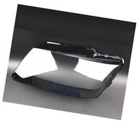 Pexorin Phare de voiture, lentille de phare, for Q5 2010 2011 2012 ABS avant transparent abat-jour lampe coque couverture phare verre feux avant écran de protection de lampe(BLACK Left and right)