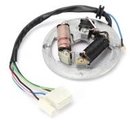 Pexorin Plaque de stator pour magnéto à double bobine d'allumage, pour pièces de moto compatibles avec la Pw80 Bobine d'allumage pour moto bobine de démarrage du moteur bobine de démarrage du