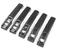 Pexorin Poignée de porte extérieure de voiture, for Benz, for Classe G W463 W464 G65 G55 G63 G500 G550 G350 2009-2019 Housse automatique en fibre de carbone Couvre-poignée de porte de voiture