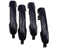 Pexorin Poignée de porte extérieure de voiture, for Hyundai, for Sonata 2006 2007 2008 2009 2010 Avant Arrière Gauche Droite Extérieur Extérieurs Couvre-poignée de porte de voiture(BLACK 4 PCS)