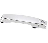 Pexorin Poignée de porte extérieure, poignée extérieure de porte avant gauche, poignée de porte chromée compatible avec Armada LE SE Platinum Couvre-poignée de porte de voiture