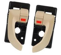 Pexorin Poignée de porte intérieure de voiture, ensemble d'accessoires de remplacement gauche droite, for Hyundai, for Tucson 2005 2006 2007 2008 2009 Poignée de porte intérieure(Beige X4)
