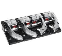 Pexorin Poignée de porte intérieure de voiture, ensemble d'accessoires de remplacement gauche droite, for Hyundai, for Tucson 2005 2006 2007 2008 2009 Poignée de porte intérieure(Chrome X4)