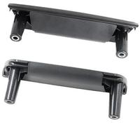 Pexorin Poignée de porte intérieure de voiture, for VW, T5 for Transporter 2003-2009 7H0867179B 7H0867180B Support de couvercle de poignée de porte Poignée de porte intérieure(BLACK Left and Right)