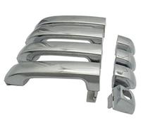 Pexorin Poignées de porte extérieures avant gauche et droite chromées for Hyundai, Veracruz, Ix55 2007-2010 2011 2012 826523J010, 82662-3J010 4 pièces Couvre-poignée de porte de voiture