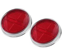 Pexorin Réflecteur de pare-chocs arrière, for Toyota Land Cruiser FJ25 FJ40 FJ55 1958-1973, feu de position latéral, ABS durable, 1 paire, rouge, n°8191069015 Réflecteur de pare-chocs arrière de voitu