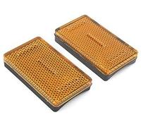 Pexorin Réflecteur réfléchissant for Fourche Avant de Moto, Accessoires for BMW, K1200RS K1200GT R1200RT R1200GS R1200R, Ambre Cache Fourche Avant Moto
