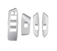 Pexorin RHD - couvercle de bouton levage vitre voiture, argent mat, panneau d'accoudoir porte, for Toyota, Sienta 2022 2023 Garniture de commutateur de vitre de voiture