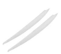 Pexorin Sourcils de phare, for VW, for Golf, 7 MK7, for GTI R Auto Phare Lampe Paupières Sourcils Phare Décoration Voiture Style Garniture protection pour paupières de phare de voiture(White)