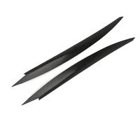 Pexorin Sourcils de phare, for VW, for Golf, 7 MK7, for GTI R Auto Phare Lampe Paupières Sourcils Phare Décoration Voiture Style Garniture protection pour paupières de phare de voiture(Schwarz)