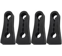 Pexorin Tampon de verrouillage de porte insonorisant, for Toyota, for Land Cruiser, J100 J200 LC100 LC200, joint d'étanchéité insonorisant, tampon de réduction du bruit Amortisseur de voiture