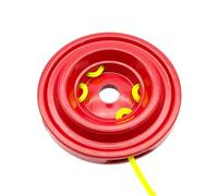 Pexorin Tête de Universelle en Aluminium à Quatre Fils for débroussailleuse à Essence Remplacement de la tête de Coupe