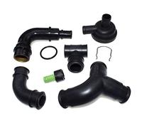 Pexorin Tuyau de reniflard carter moteur, for VW, for Golf, for Jetta, MK4, for, A3 TT 1.8T 06A103247 035103245A 06A103213F 058133785B Tuyau de thermostat(Kit 2)