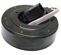 Pexorine Embrayage électromagnétique de climatisation voiture, pour Volkswagen, pour compresseur climatiseur automobile Poly 7V16, pour poulie véhicule Embrayage du compresseur de climatisation