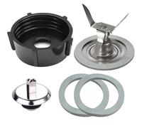 Pexorine Pour mélangeur, Kit de lames pour Oster Osterizer avec joint d'étanchéité, broches couplage fond pot Lame de coupe pour mixeur de cuisine