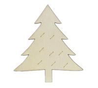 Pextian Disque en bois pour sapin de Noël