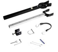 Pextian Support réglable de moteur de bateau avec tête composite robuste pour support de moteur, rouleau et remorque, 58,4 à 88,9 cm.