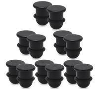 Pexveiuu Kit d'étirement d'oreille en acrylique transparent solide 00 g avec joints toriques en plastique de calibre 00 - Kit d'étirement d'oreille pour homme et femme