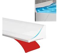 PEYNIR 100/200/300cm Batardeau, Joint De Porte De Garage, Boudin Anti Inondation, Caoutchouc De Fond De Joint, Isolation Thermique, Résistant Au Froid (200cm, Blanc)