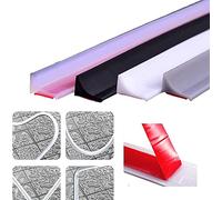 PEYNIR 100/200/300cm Batardeau, Joint De Porte De Garage, Boudin Anti Inondation, Caoutchouc De Fond De Joint, Isolation Thermique, Résistant Au Froid (100cm, Black)