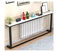 PEYNIR Console canapé Étagère de radiateur Mince Profondeur 10/15/20/25 cm Console étroite à Placer derrière Un canapé sur Mesure Salon Chambre(Black Legs,L180xW20xH90cm)