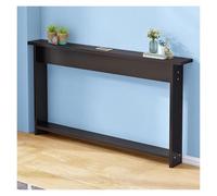PEYNIR Console canapé Table d'appoint étroite et Longue (80-150 cm) derrière canapé avec Rangement Longue et Fine Console Extra-Longue pour Salon/Couloir(Black,W105xD20xH65cm)