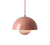 PEYNIR Lampe à suspension de style nordique Lampe à suspension en forme de cercle créatif Abat-jour en métal Lustre Réglable E27 Lampes suspendues Luminaire suspendu au plafond pour cuisine, salle à m