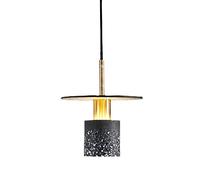 PEYNIR Lampe à Suspension Moderne avec Abat-Jour en terrazzo 3,5 Pouces Mini Lustre E27/E26 Lampes suspendues rétro pour Cuisine, Salle à Manger, Salon, Chambre