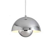 PEYNIR Lampe suspendue de style nordique moderne et industriel - Abat-jour en métal - Lustre réglable en hauteur - E27 - Blanc neutre/Blanc chaud - Diamètre : 23cm/9", Hauteur : 16cm/6.3"