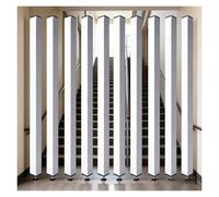 PEYNIR Poteau de partition Escalier de Couloir Autoportant Colonne de séparation à 10 Lattes Réglable Pièce Ouverte Cloison en Bois pour Maison Studio Appartements(White 10 Slats (W 100cm),H 80cm)